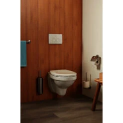 Haceka Toiletrolhouder Kosmos Tec Met Klep RVS -InterieurKunst Verkoopwinkel 123 16490