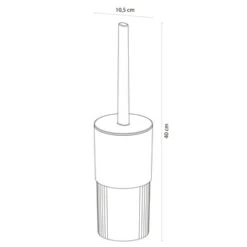 Sealskin Toiletborstelhouder Brave Staand Zwart -InterieurKunst Verkoopwinkel 123 16503