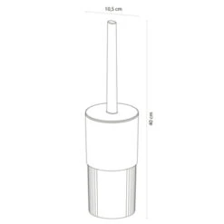 Sealskin Toiletborstelhouder Brave Staand Zwart -InterieurKunst Verkoopwinkel 123 16507
