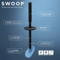 Tiger Toiletborstelhouder TESS Met Opbergfunctie Vrijstaand En Swoop Borstel Flexibel Blauw/zwart 31 Tiger Toiletborstelhouder TESS Met Opbergfunctie Vrijstaand En Swoop Borstel Flexibel Blauw/zwart -InterieurKunst Verkoopwinkel 123 16557