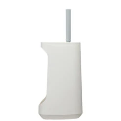 Tiger Toiletborstelhouder TESS Met Opbergfunctie Vrijstaand En Swoop Borstel Flexibel Wit/lichtgrijs -InterieurKunst Verkoopwinkel 123 16617