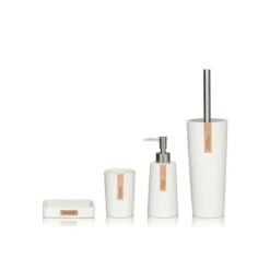 Sealskin Pierra Toiletborstelhouder Wit -InterieurKunst Verkoopwinkel 123 16636