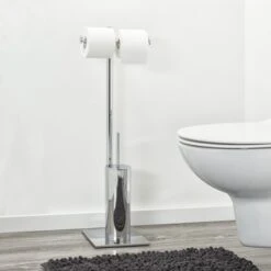 Sealskin Toiletrek Tube Metaal Chroom -InterieurKunst Verkoopwinkel 123 16666