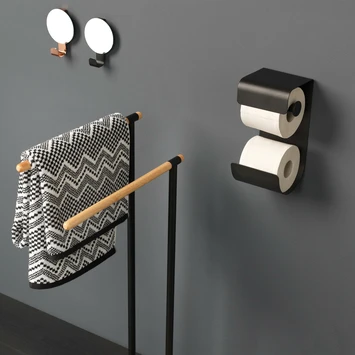 Sealskin Haak Met Spiegel Brix Zwart 5 Sealskin Haak Met Spiegel Brix Zwart - Afbeelding 5