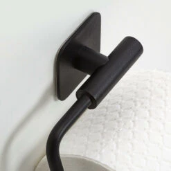 Tiger Toiletrolhouder Colar Zonder Klep Zwart -InterieurKunst Verkoopwinkel 123 16692