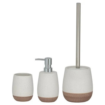 Sealskin Toiletborstelhouder Braid Zand 2 Sealskin Toiletborstelhouder Braid Zand - Afbeelding 2