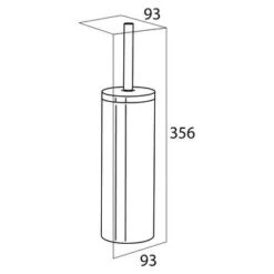 Tiger Boston Toiletborstelgarnituur RVS -InterieurKunst Verkoopwinkel 123 16783