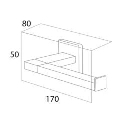Tiger Toiletrolhouder Items RVS -InterieurKunst Verkoopwinkel 123 16787