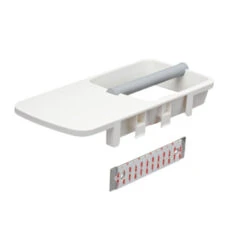 Tiger Toiletrolhouder TESS Met Planchet Wit/lichtgrijs 14 Tiger Toiletrolhouder TESS Met Planchet Wit/lichtgrijs -InterieurKunst Verkoopwinkel 123 16802