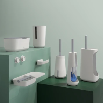 Tiger Toiletrolhouder TESS Met Planchet Wit/lichtgrijs 7 Tiger Toiletrolhouder TESS Met Planchet Wit/lichtgrijs - Afbeelding 7