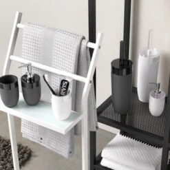 Sealskin Toiletborstel Met Houder Bloom Wit -InterieurKunst Verkoopwinkel 123 16816