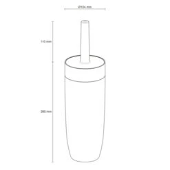 Sealskin Toiletborstel Met Houder Bloom Wit -InterieurKunst Verkoopwinkel 123 16817
