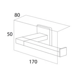 Tiger Toiletrolhouder Items Chroom -InterieurKunst Verkoopwinkel 123 16956
