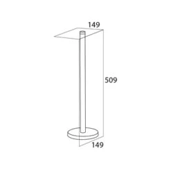 Tiger Reserverolhouder Zwart -InterieurKunst Verkoopwinkel 123 16970