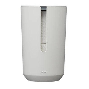 Tiger Reserverolhouder TESS Met Deksel Vrijstaand Wit/lichtgrijs 2 Tiger Reserverolhouder TESS Met Deksel Vrijstaand Wit/lichtgrijs - Afbeelding 2