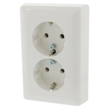 Gira ST55 Inbouw Dubbel Geaard Stopcontact Wit 4 Gira ST55 Inbouw Dubbel Geaard Stopcontact Wit - Afbeelding 4