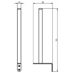 Haceka Reserverolhouder Ixi Hangend RVS -InterieurKunst Verkoopwinkel 123 17070