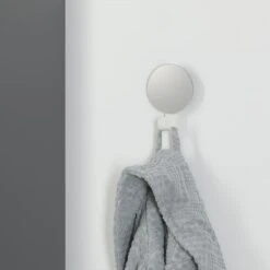 Sealskin Haak Met Spiegel Brix Wit -InterieurKunst Verkoopwinkel 123 17076