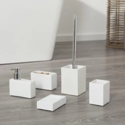 SEALSKIN Tiger Toiletborstelhouder Cura Wit 11 SEALSKIN Tiger Toiletborstelhouder Cura Wit -InterieurKunst Verkoopwinkel 123 17092