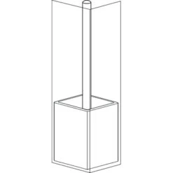 SEALSKIN Tiger Toiletborstelhouder Cura Wit 13 SEALSKIN Tiger Toiletborstelhouder Cura Wit -InterieurKunst Verkoopwinkel 123 17094