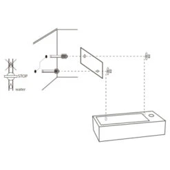 Differnz Fonteinset Ravo Rechts Wit Keramiek -InterieurKunst Verkoopwinkel 123 17132