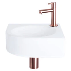 Differnz Cleo Hoekfontein Wit 30X30X10 Cm 9 Differnz Cleo Hoekfontein Wit 30X30X10 Cm -InterieurKunst Verkoopwinkel 123 17160