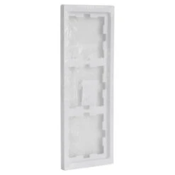 Schneider Merten D-Life Afdekraam 3-voudig Wit -InterieurKunst Verkoopwinkel 123 1723