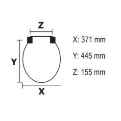 Bemis WC Bril Chicago Wit Hout Met Metalen Softclose -InterieurKunst Verkoopwinkel 123 17233