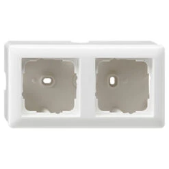 Gira ST55 Opbouwraam 2-voudig Wit -InterieurKunst Verkoopwinkel 123 1727