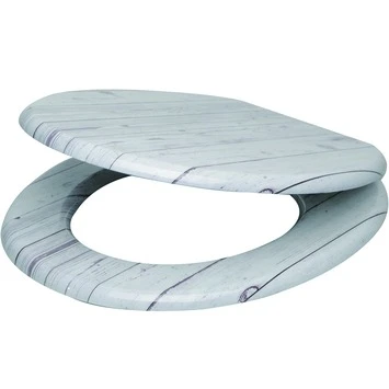 Handson WC Bril Antero Steigerhout Print MDF Met Softclose 2 Handson WC Bril Antero Steigerhout Print MDF Met Softclose - Afbeelding 2