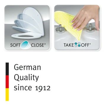 Cedo Shell Wc Bril Softclose Duroplast 4 Cedo Shell Wc Bril Softclose Duroplast - Afbeelding 4