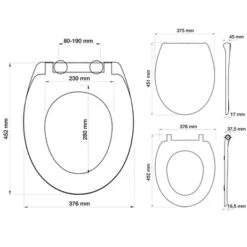 Tiger WC Bril Venture Pergamon Kunststof Met Softclose -InterieurKunst Verkoopwinkel 123 17363