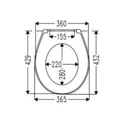 Cedo Mojave Beach Wc Bril Wit Softclose Duroplast -InterieurKunst Verkoopwinkel 123 17373