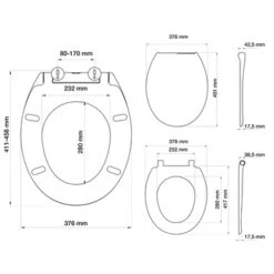 Tiger WC Bril Mason Wit Kunststof Met Softclose -InterieurKunst Verkoopwinkel 123 17405