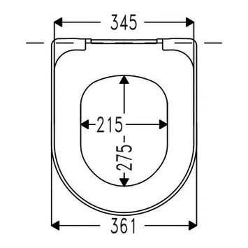 Cedo Caldera Wc Bril Softclose D-vorm Duroplast 3 Cedo Caldera Wc Bril Softclose D-vorm Duroplast - Afbeelding 3