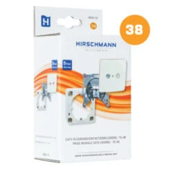 Hirschmann Stopcontact TV/FM -InterieurKunst Verkoopwinkel 123 1744