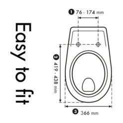 Cedo Jeans Wc Bril Softclose Duroplast -InterieurKunst Verkoopwinkel 123 17499