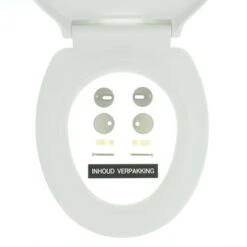 Tiger WC Bril Burton Wit Kunststof Met Softclose -InterieurKunst Verkoopwinkel 123 17515