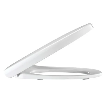 Pressalit D-vorm WC Bril Wit Kunststof Met Softclose 4 Pressalit D-vorm WC Bril Wit Kunststof Met Softclose - Afbeelding 4