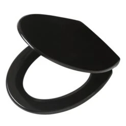 Tiger WC Bril Aiden Zwart Kunststof Met Softclose -InterieurKunst Verkoopwinkel 123 17529