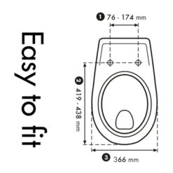 Cedo Dream Blue Wc Bril Softclose Duroplast -InterieurKunst Verkoopwinkel 123 17590
