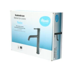 Atlantic Keukenkraan Kaden Met Hendel Zwart -InterieurKunst Verkoopwinkel 123 17729