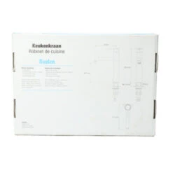 Atlantic Keukenkraan Kaden Met Hendel Zwart -InterieurKunst Verkoopwinkel 123 17730