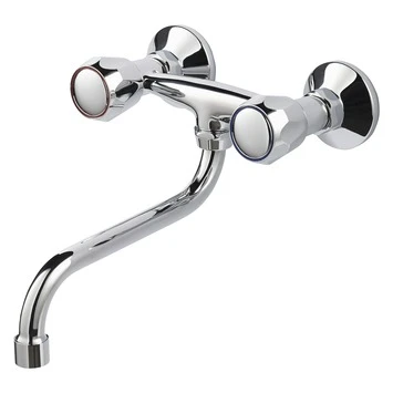 Handson Keukenkraan Thomas 2-knops Onderuitloop Chroom 15 Cm 1 Handson Keukenkraan Thomas 2-knops Onderuitloop Chroom 15 Cm