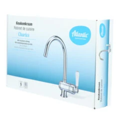 Atlantic Keukenkraan Charles Met Hendel Chroom -InterieurKunst Verkoopwinkel 123 17759