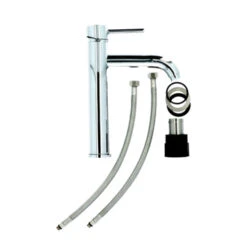 Atlantic Wastafelkraan Spencer Met Hendel Chroom -InterieurKunst Verkoopwinkel 123 17811