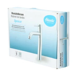 Atlantic Wastafelkraan Spencer Met Hendel Chroom -InterieurKunst Verkoopwinkel 123 17812