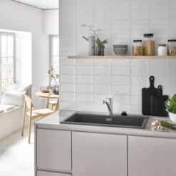 Grohe Quickfix Keukenkraan Start Lage Uitloop Supersteel -InterieurKunst Verkoopwinkel 123 17818