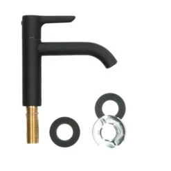 Atlantic Fonteinkraan Riley Met Hendel Zwart -InterieurKunst Verkoopwinkel 123 17847