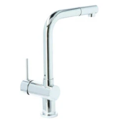 Atlantic Keukenkraan Stephen Met Hendel En Uittrekbare Sproeikop Chroom -InterieurKunst Verkoopwinkel 123 17855